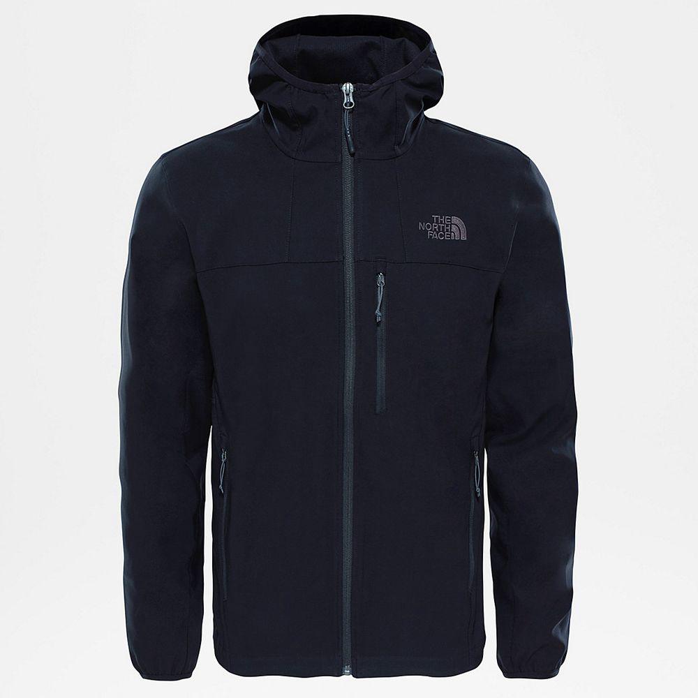 The North Face Nimble Hooded Ανδρικα Ελαφρύ Μπουφάν - Μαυρα (OSJV85319)